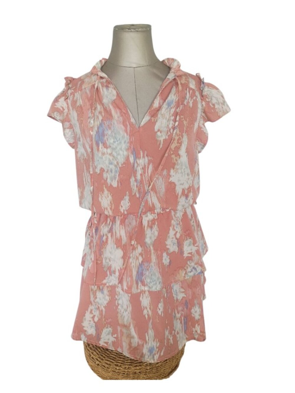 Fairycore Feminine Floral layered dress